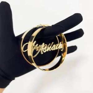 Personalized Welded Name Earrings